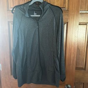Zip up athletic hoodie